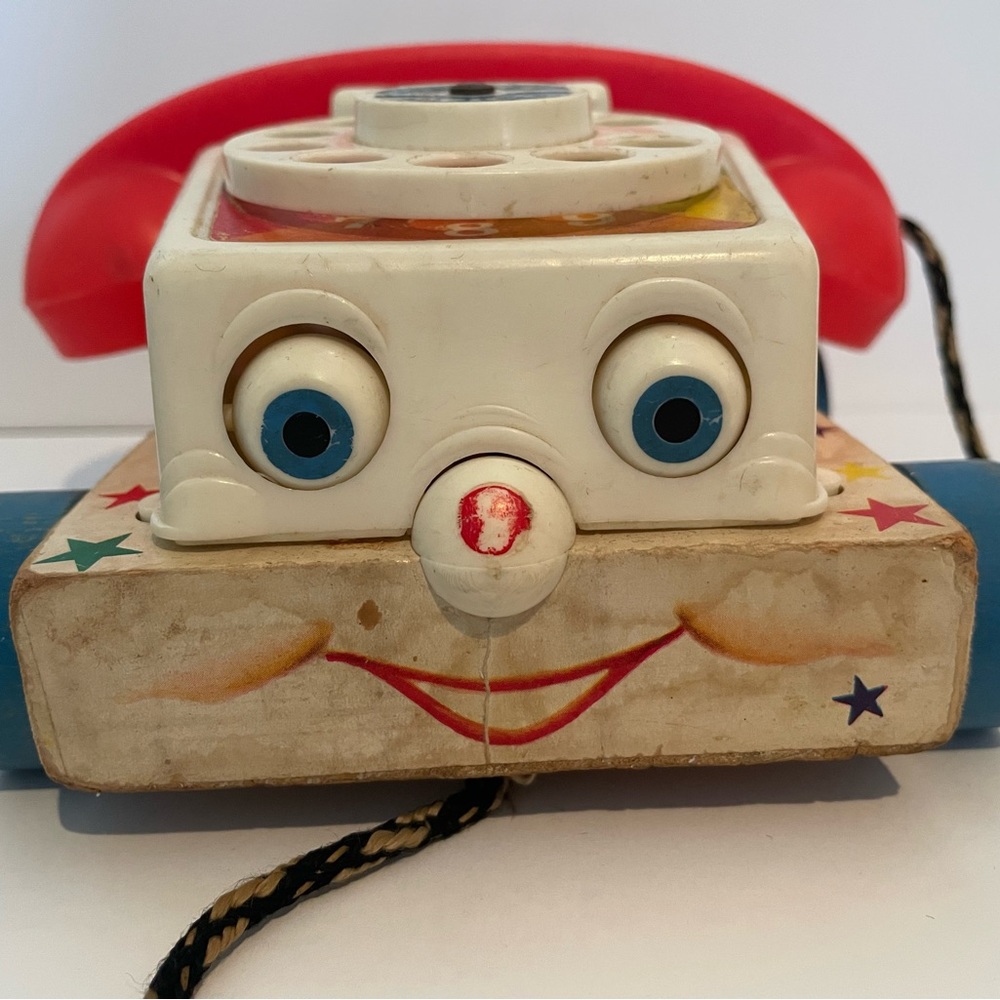1961 Vintage Fisher-Price “Chatter” Telephone for Boys and Girls Ages 2-6 #747